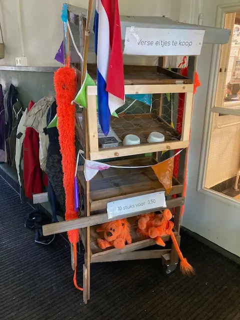 eieren verkoop school